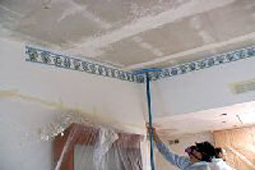 Old ceiling removal